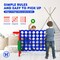 2.5Ft 4-to-Score Giant Game Set Perfect for Indoor-Outdoor Use